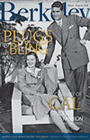  Flyer for "Plugs to Bling" exhibit on history of Cal student fashion