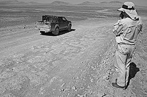 Dry soil in Chile's Atacama Desert